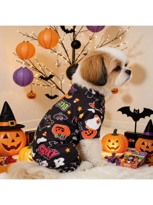 KOMBINEZONAS ŠUNIUI PLONAS "HALLOWEEN"
