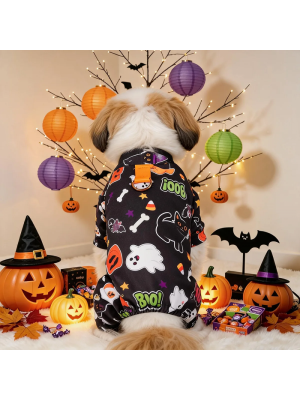 KOMBINEZONAS ŠUNIUI PLONAS "HALLOWEEN"
