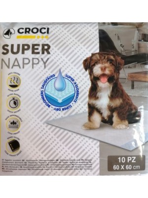 Croci Super nappy vienkartinės palutės šunims 60x60cm (10vnt)