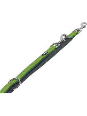 Pavadėlis Classic Preno , paminkštintas, reguliuojamas 200 cm (neoninis žalias)