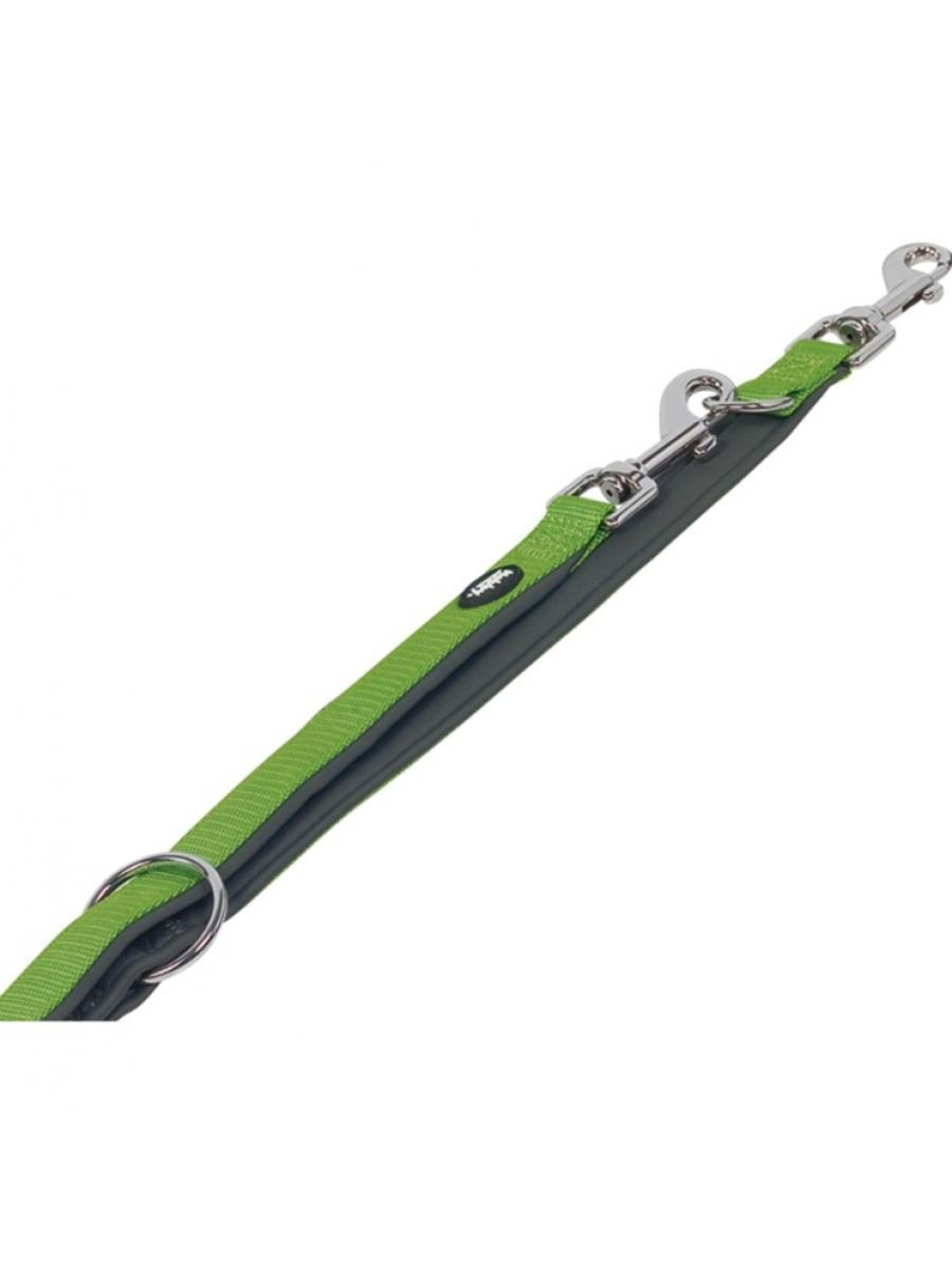Pavadėlis Classic Preno , paminkštintas, reguliuojamas 200 cm (neoninis žalias)