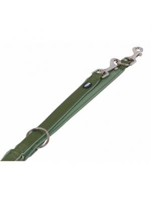 Pavadėlis Classic Preno , paminkštintas, reguliuojamas 200 cm (žalias)