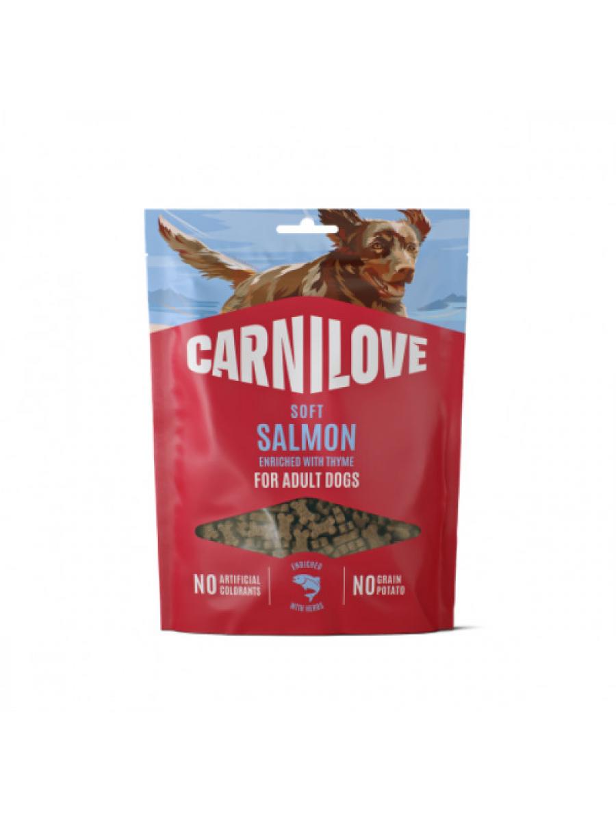 Carni love begrūdžiai skanėstai šunims Salmon with Thyme 200g