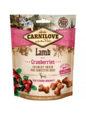 Carni love begrūdžiai skanėstai šunims Lamb with Cranberries 200g