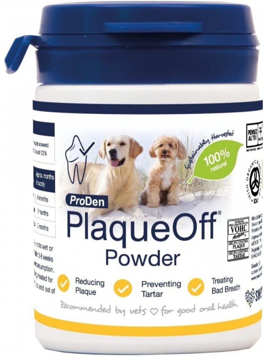 PlaqueOff milteliai šunų burnos higienai 40g