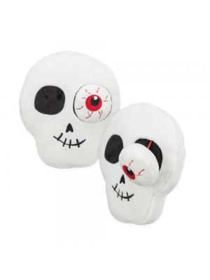 Halloween pliušinė kaukolė 19cm
